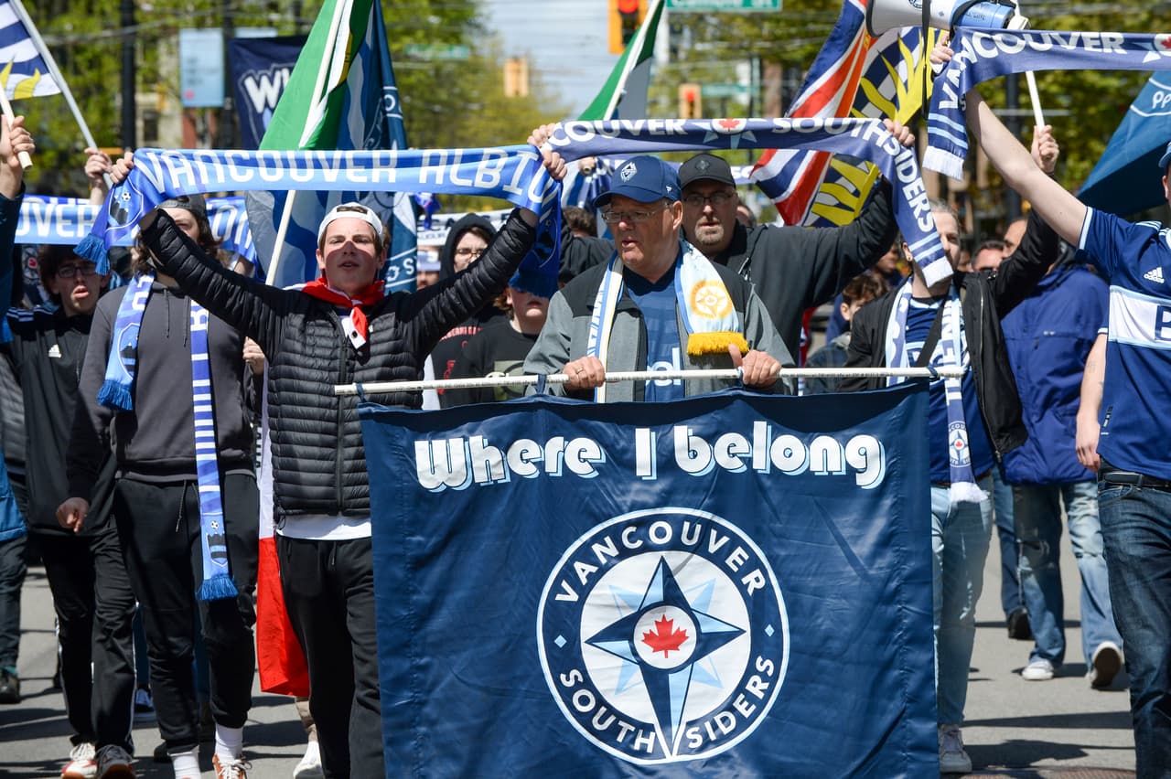 Día de fiesta para la afición de Vancouver Whitecaps en el B.C. Place.
<br>