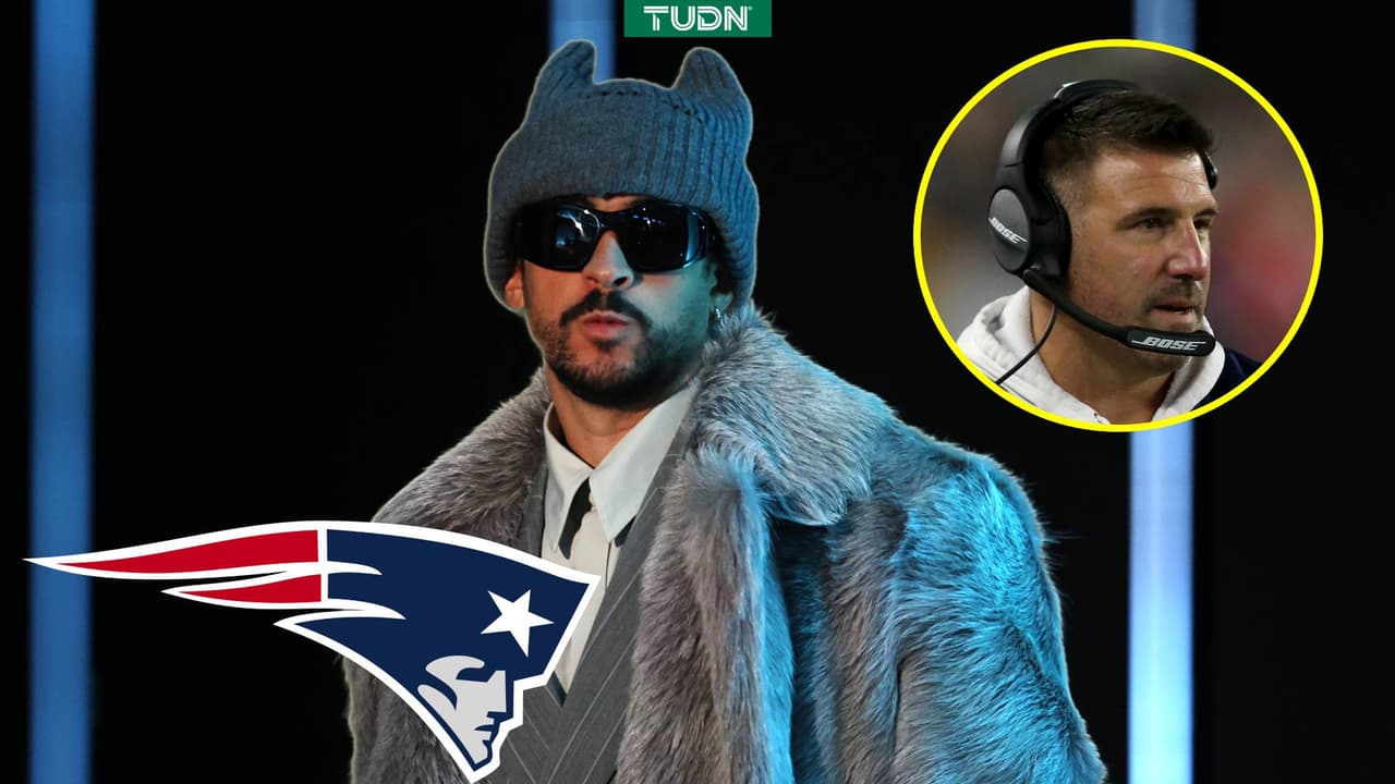 Mike Vrabel pone la música de Bad Bunny a todo volumen en la práctica de Patriots
