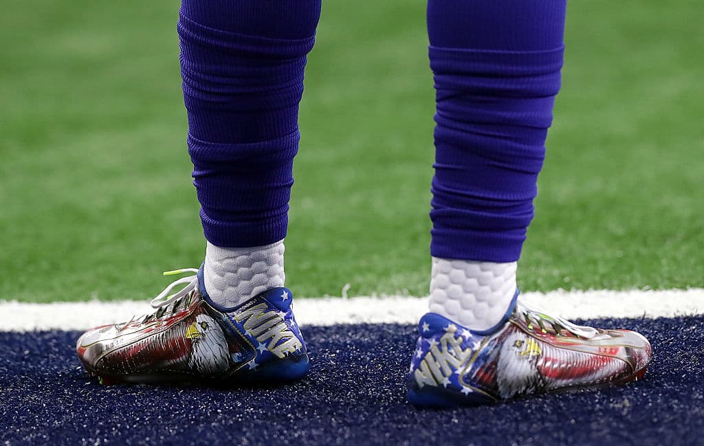 ¿Castigará la NFL el uso de zapatillas del 9/11?