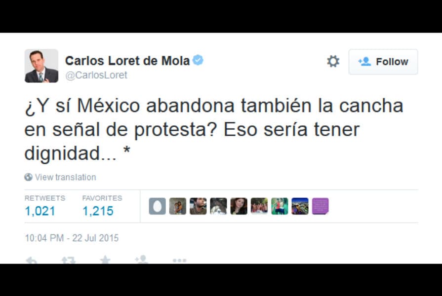 Reacciones en Twitter México vs. Panamá