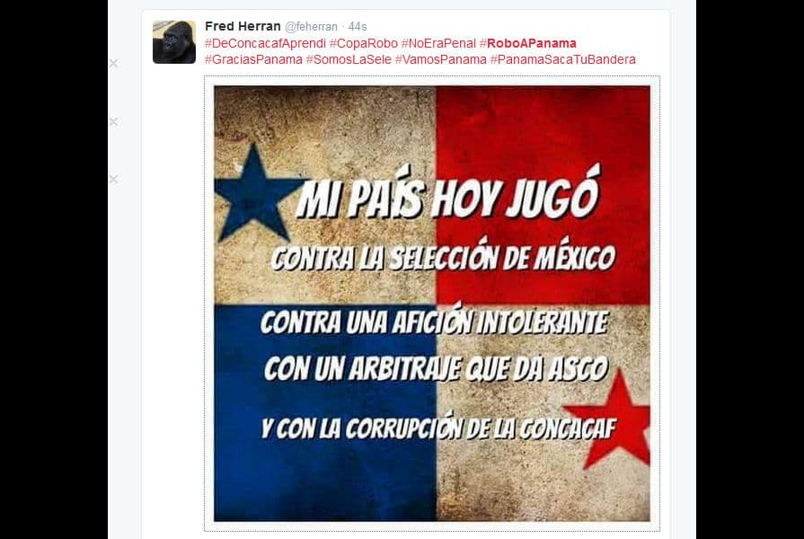Reacciones en Twitter México vs. Panamá