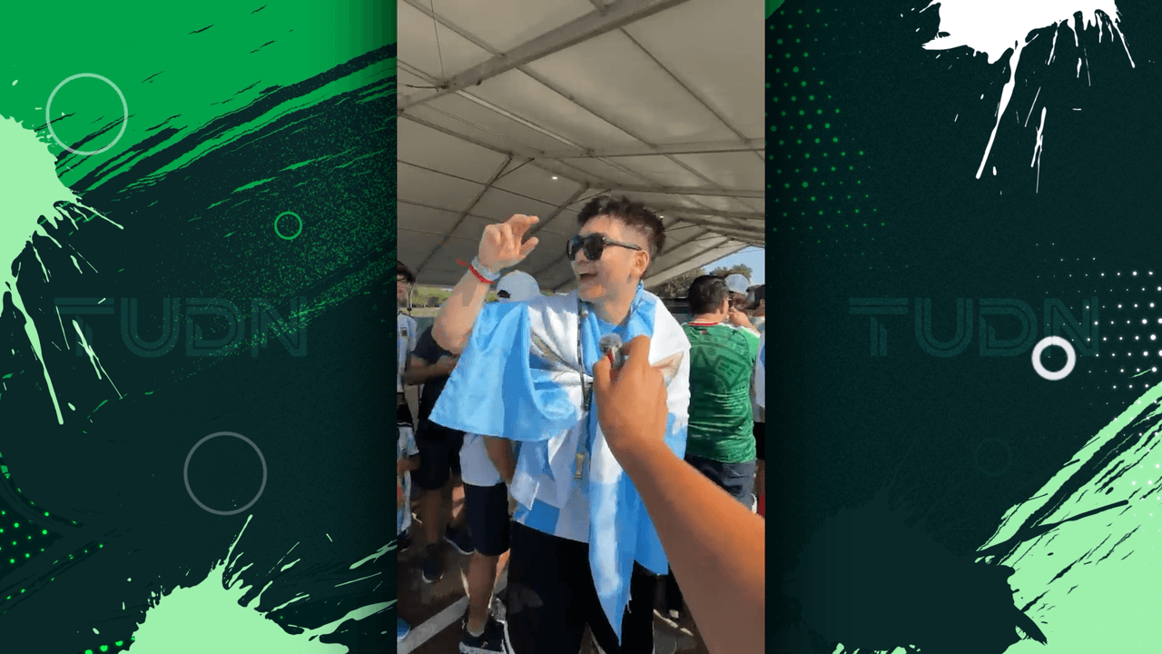 Un aficionado chino que adopta la cultura de Argentina para el Mundial 2026