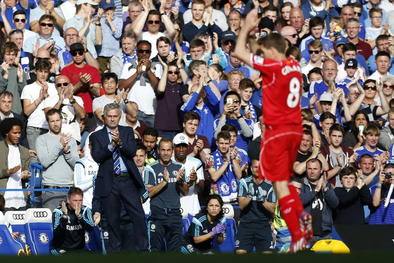 Steven Gerrard sólo jugó el último año de su carrera fuera del Liverpool.