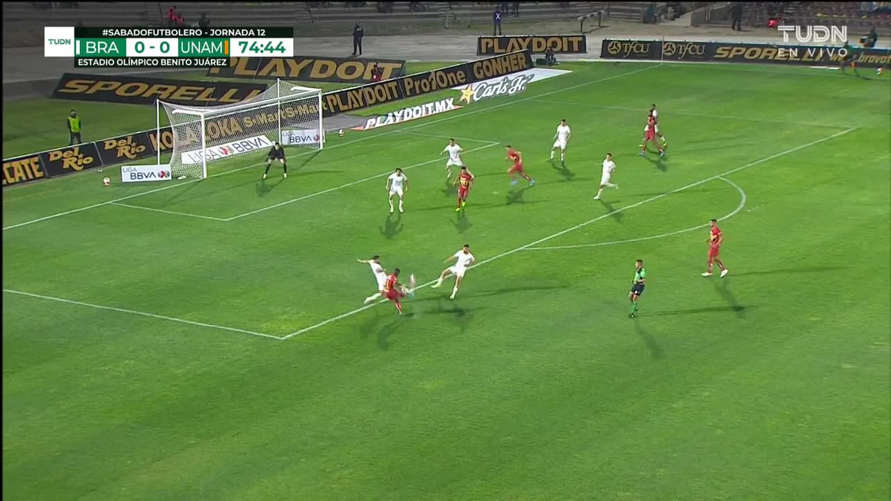 ¡GOOOL! Diogo anota para Pumas UNAM.