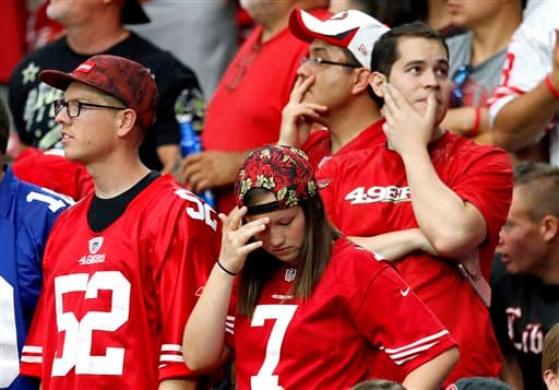 Los Cardinals les dieron cátedra de juego a los 49ers (47-7) y estas son las imágenes del partido.