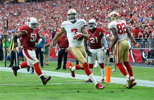 Los Cardinals les dieron cátedra de juego a los 49ers (47-7) y estas son las imágenes del partido.