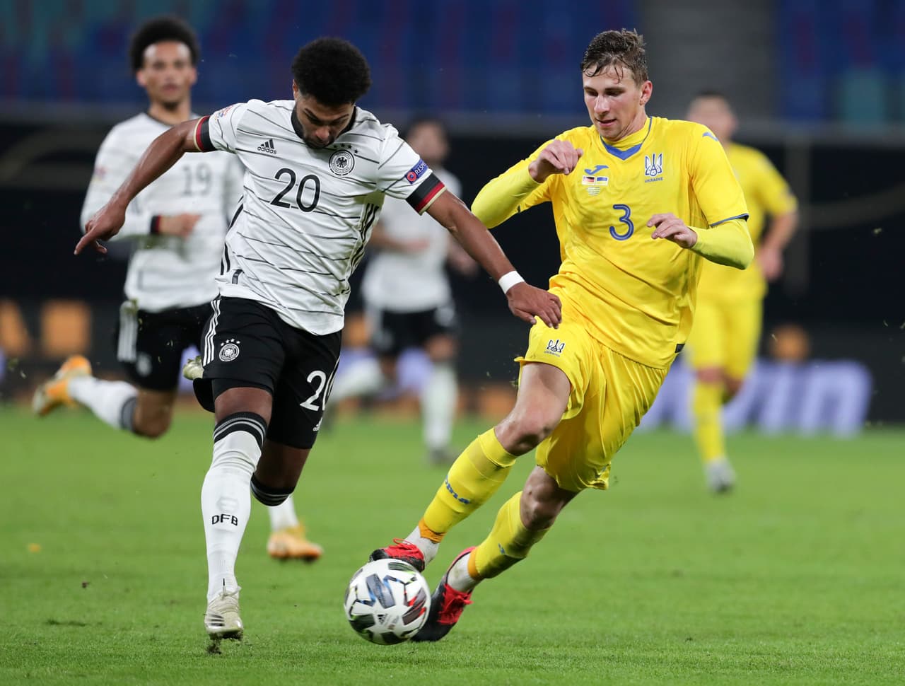 Alemania goleó a Ucrania 3-1 y llegó a nueve unidades en el Grupo 4 de la Liga A; Ucrania se quedó con seis puntos.