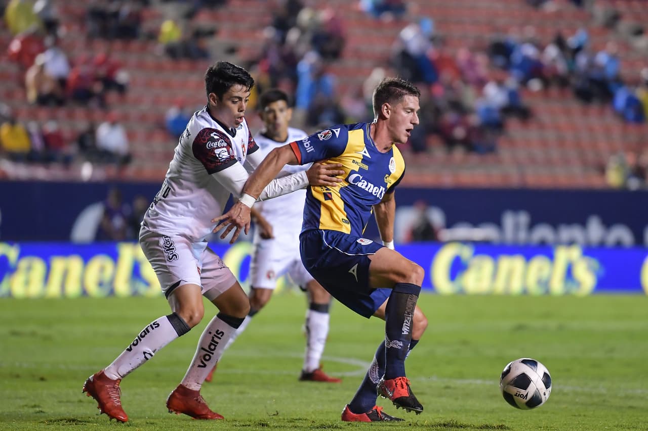 Con un hat trick de Germán Berterame y gol de Facundo Waller, Atlético San Luis golea 4-1 a Tijuana.