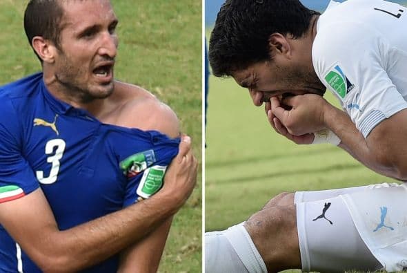 El defensor Giorgio Chiellini volverá a encontrarse con Luis Suárez en la cancha desde el penoso suceso de la mordida del charrúa sobre el defensor de la azzurri en el Mundial de Brasil 2014.