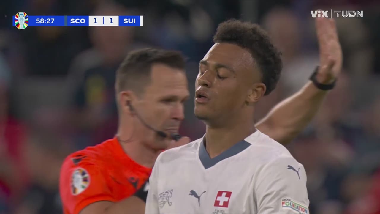 ¡Falla grosera de Ndoye y Suiza se pierde el segundo para su cuenta!