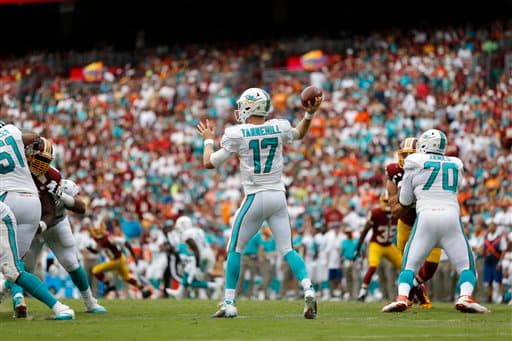 No te pierdas las mejores imágenes del duelo de la Semana 1, en el que los Miami Dolphins derrotaron a domicilio a los Washington Redskins 17-10.