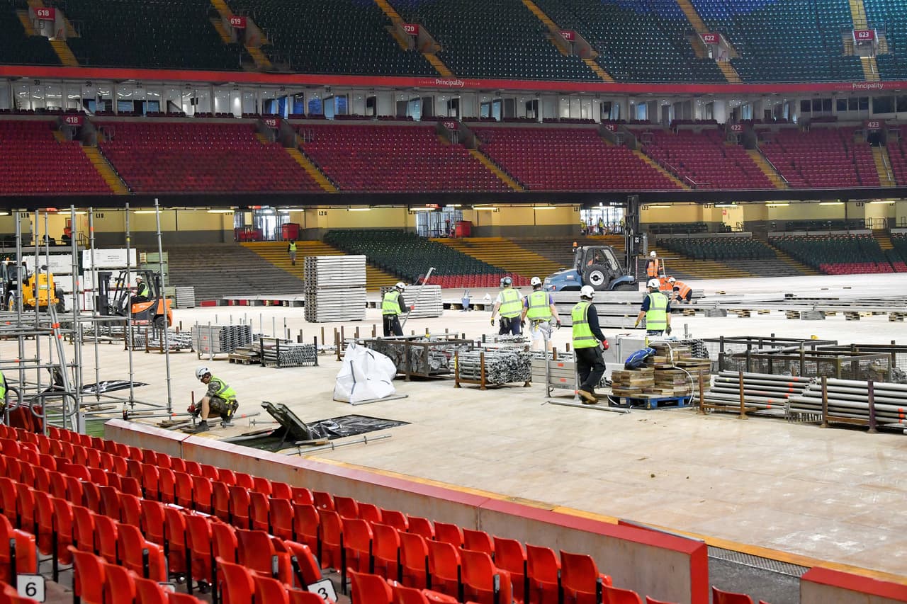 Las condiciones del Millenium Stadium son las mejores para albergar y atender a los pacientes durante la emergencia sanitaria.