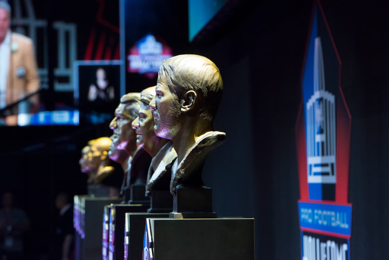 Brett Favre Pro Football Hall of Fame Induction on Saturday, Aug. 6, 2016 in Canton, OH. (Shawn Wood/Pro Football Hall of Fame via AP)