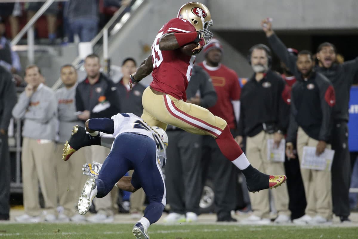 15) No sería sorpresa si... Vernon Davis finaliza dentro del Top 10 de alas cerradas de Fantasy (AP-NFL).