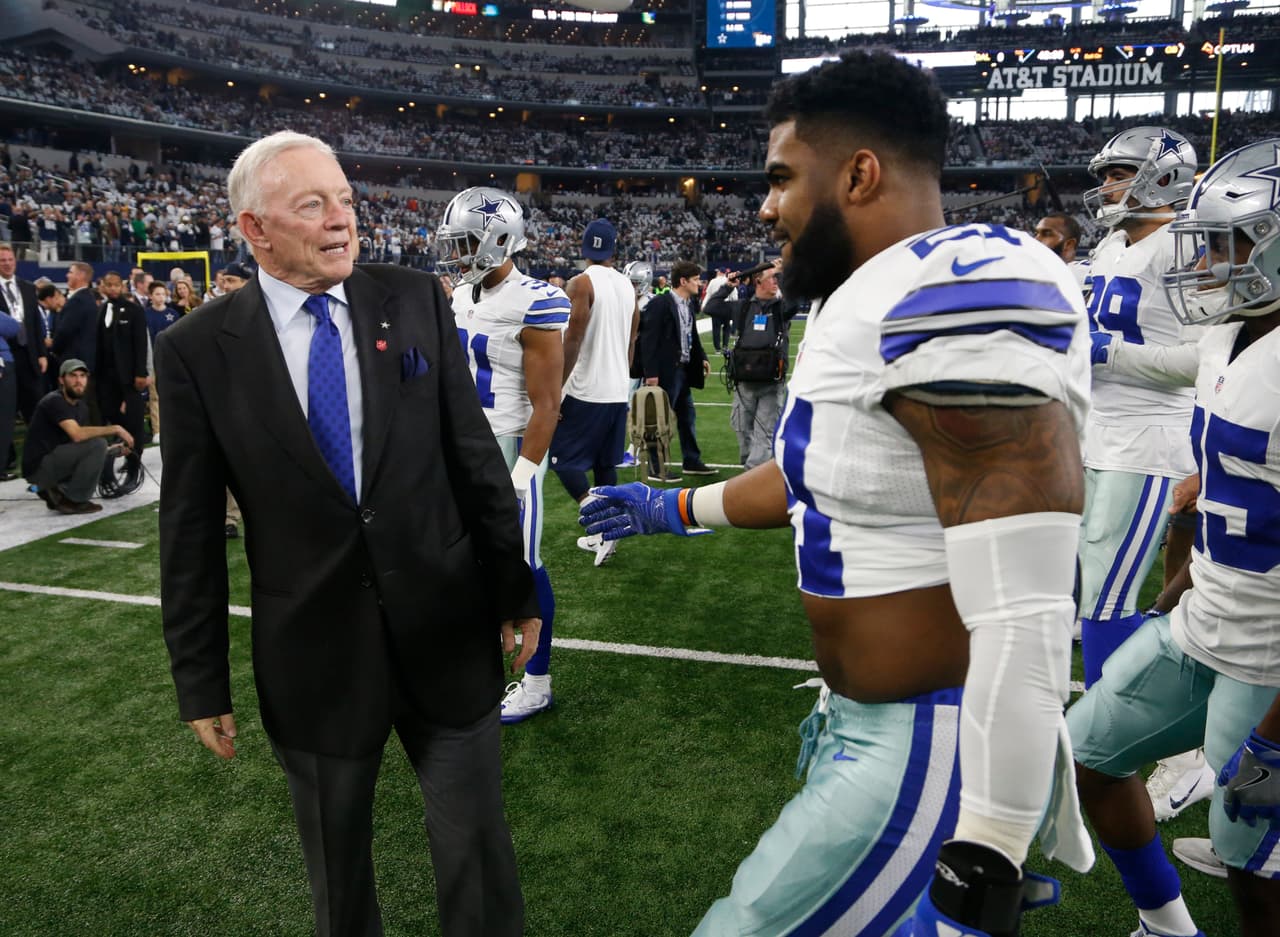Jerry Jones manda mensaje a Ezekiel Elliott
