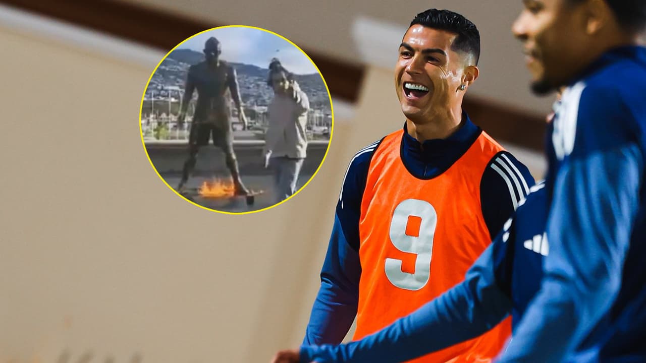 Prende fuego ‘a Cristiano Ronaldo’ y lo buscan en el psiquiátrico