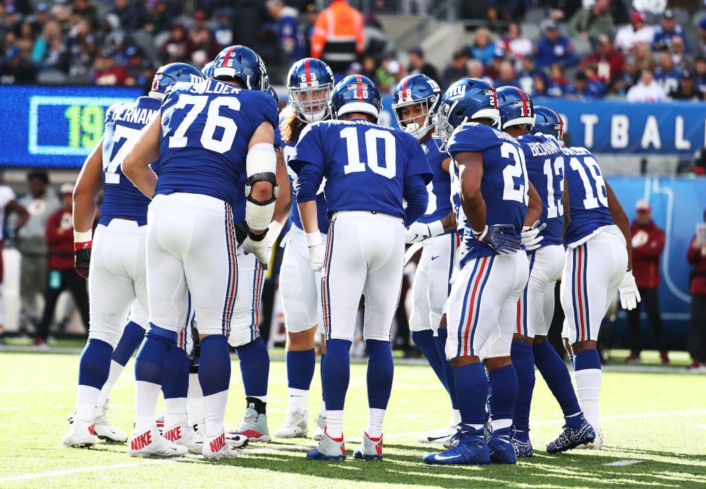 <b>29) New York Giants (1-7)</b>. Se está acercando el momento en el que el head coach Pat Shurmur tenga que sentar a Eli Manning, la ofensiva no camina y eso es ofensivo para sus ansiosos aficionados.