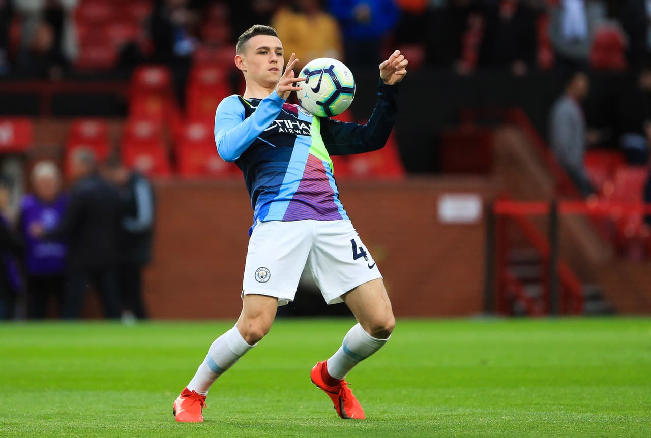 Phil Foden, inglés del Manchester City, nacido el 28 de mayo de 2000.