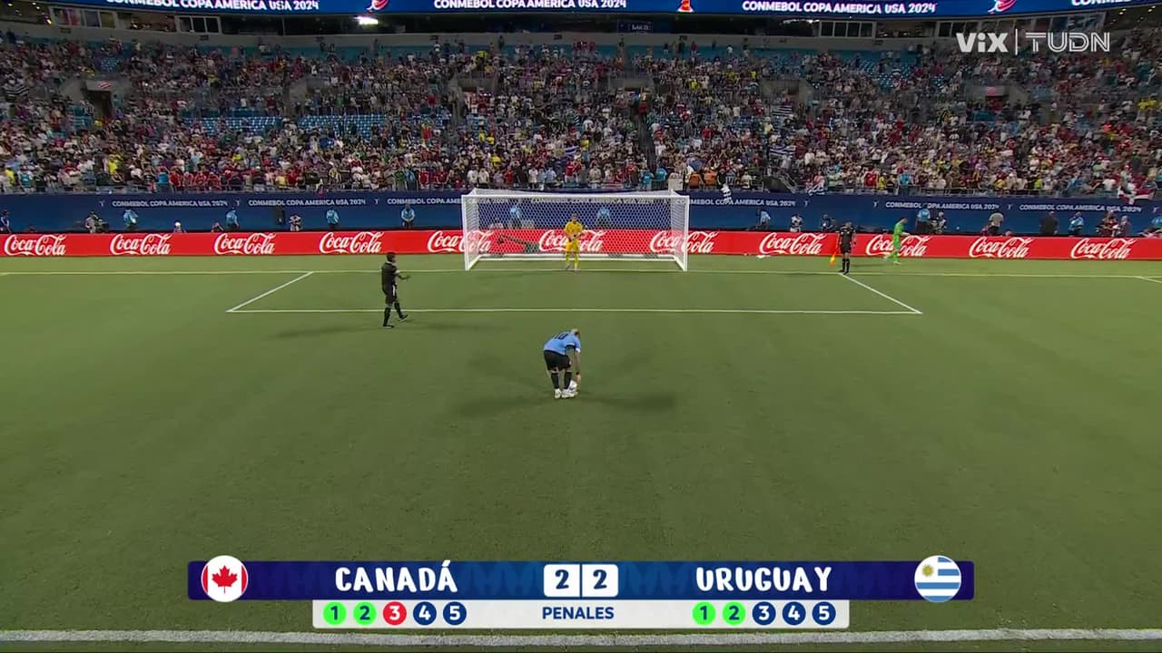 ¡GOL!  anota para Uruguay. Giorgian de Arrascaeta