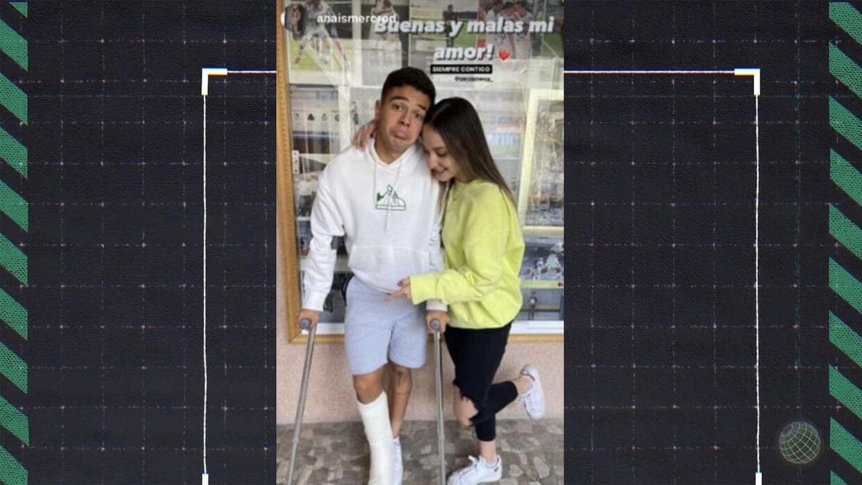 El plantel de Pumas dio muestras de apoyo a Marco García tras su lesión
