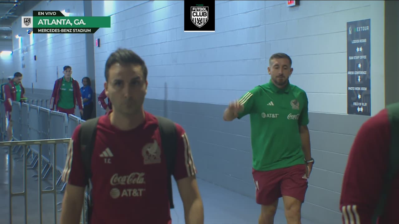 Llegaron los protagonistas al Mercedes-Benz Stadium