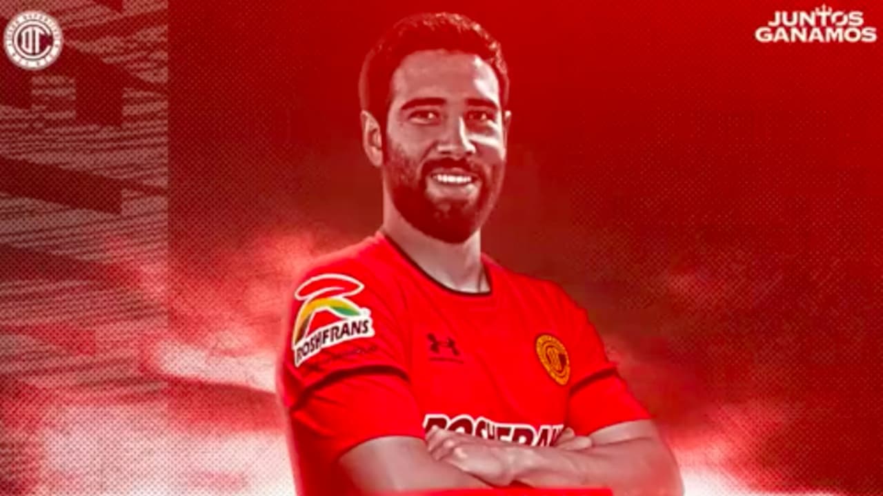 Toluca da la bienvenida a Pablo González como refuerzo