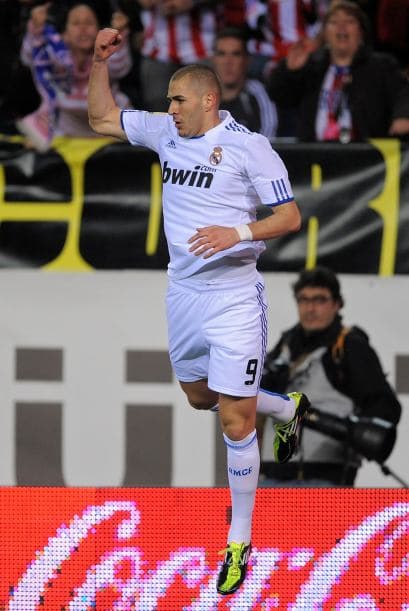 Karim Benzema abrió el marcador para los blancos.