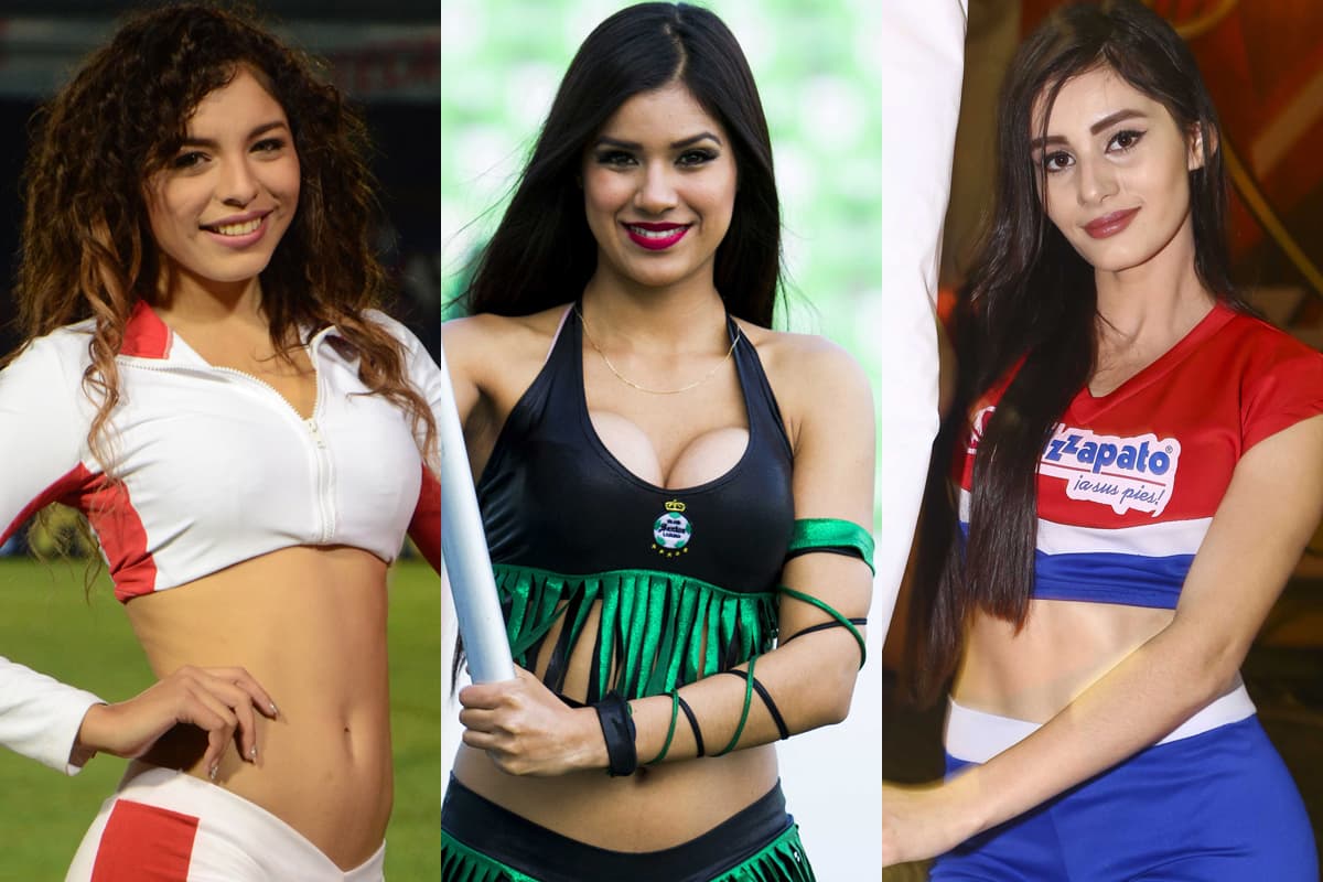 La belleza de las porristas en la fecha 8
