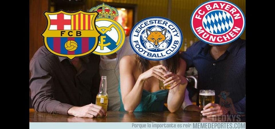 Bayern Múnich y Juventus serán los rivales de los equipos más importantes de España en cuartos de final y las redes sociales se burlan de su destino.