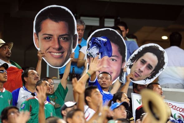 Estos son los rostros más admirados entre la fanaticada de la Selección Mexicana. Guillermo Ochoa, Giovani y Javier Hernández.