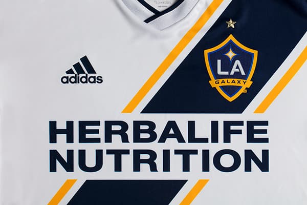 2018 Season: 2018 LA Galaxy Primary Jersey in detail on January 6, 2018. Photo by Robert Mora/LA Galaxy. --- www.LAGalaxy.com --- @LAGALAXY