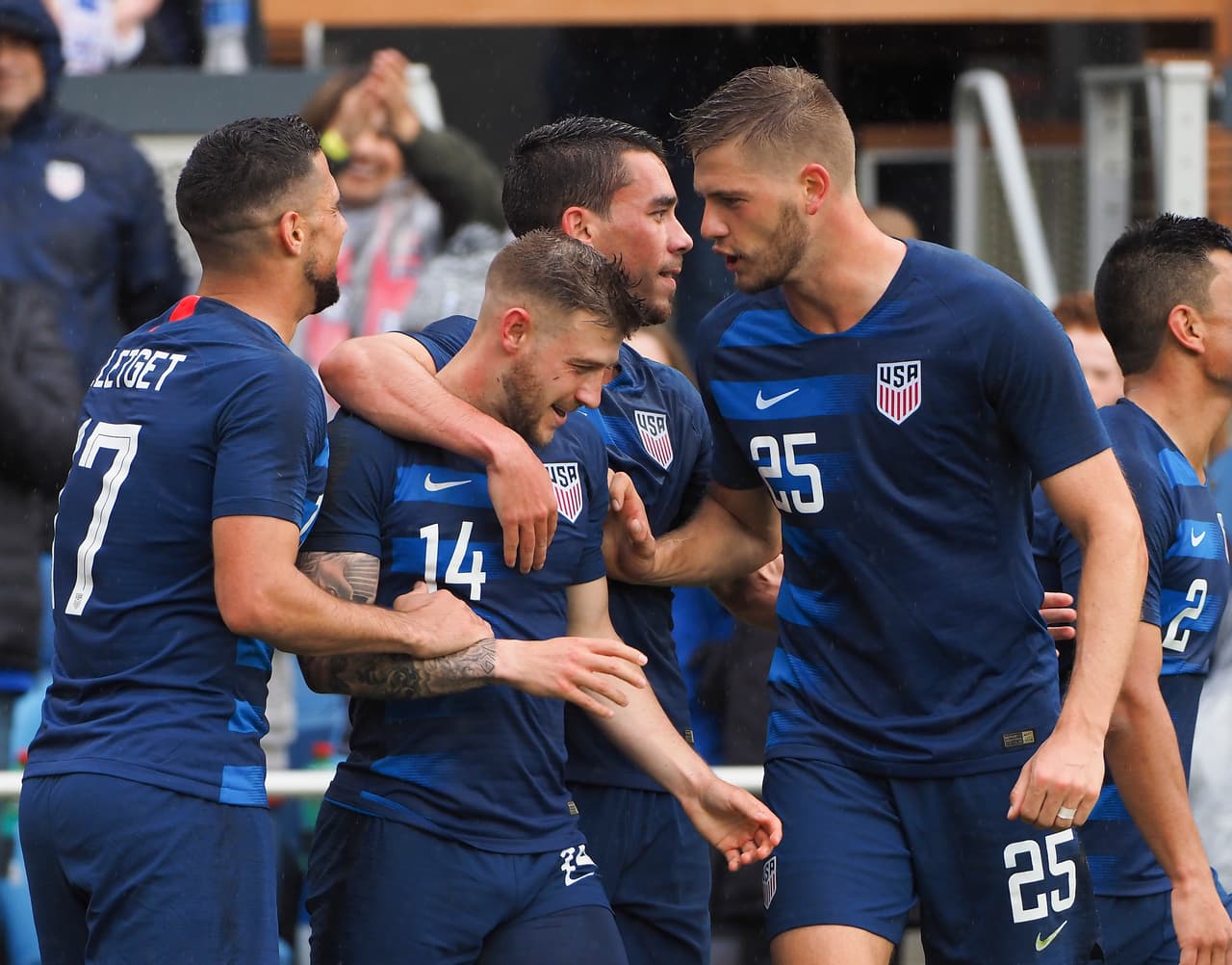 El 2-0 para el Team USA lo marcó el delantero del D.C. United Paul Arriola (14) al minuto 88.