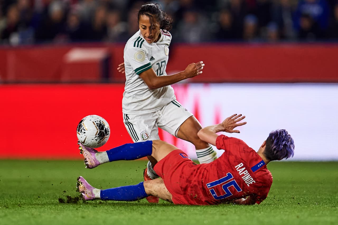 Con goles de Christen Press, Rose Lavelle y doblete de Samantha Mewis, Estados Unidos golea y elimina a México.