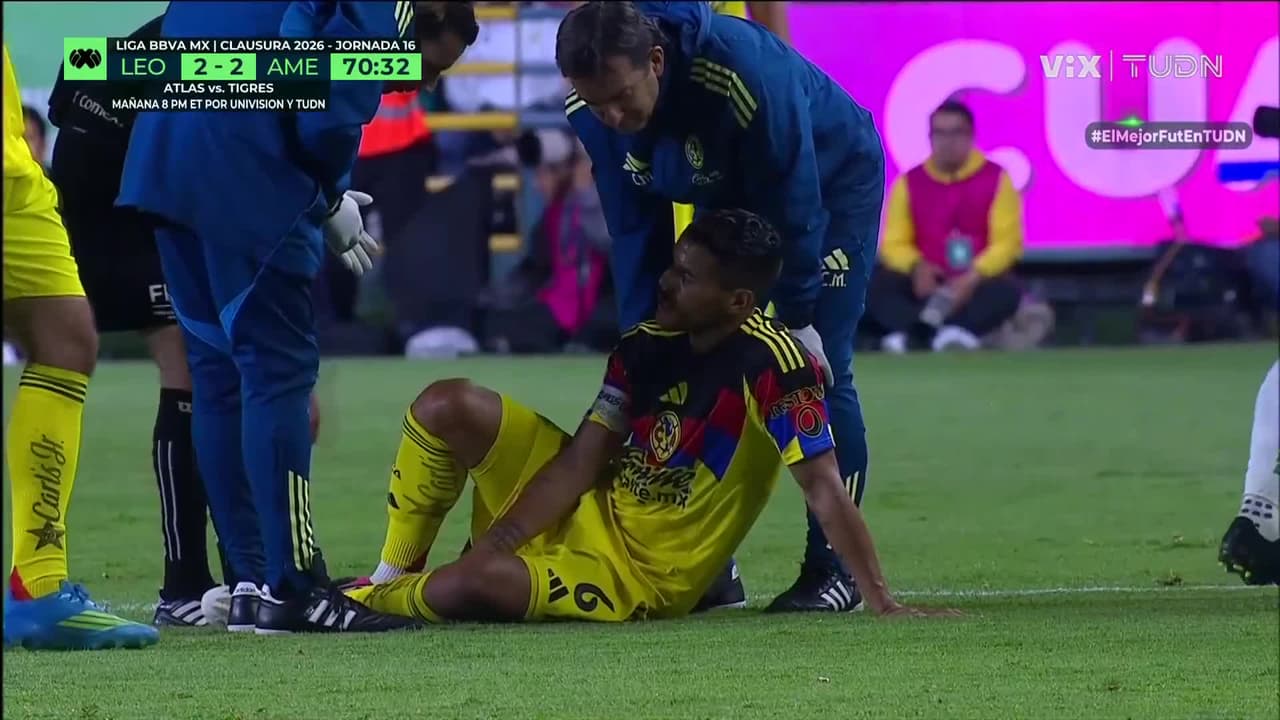 ¡Se encienden las alarmas en América tras la salida por lesión de Jona dos Santos!