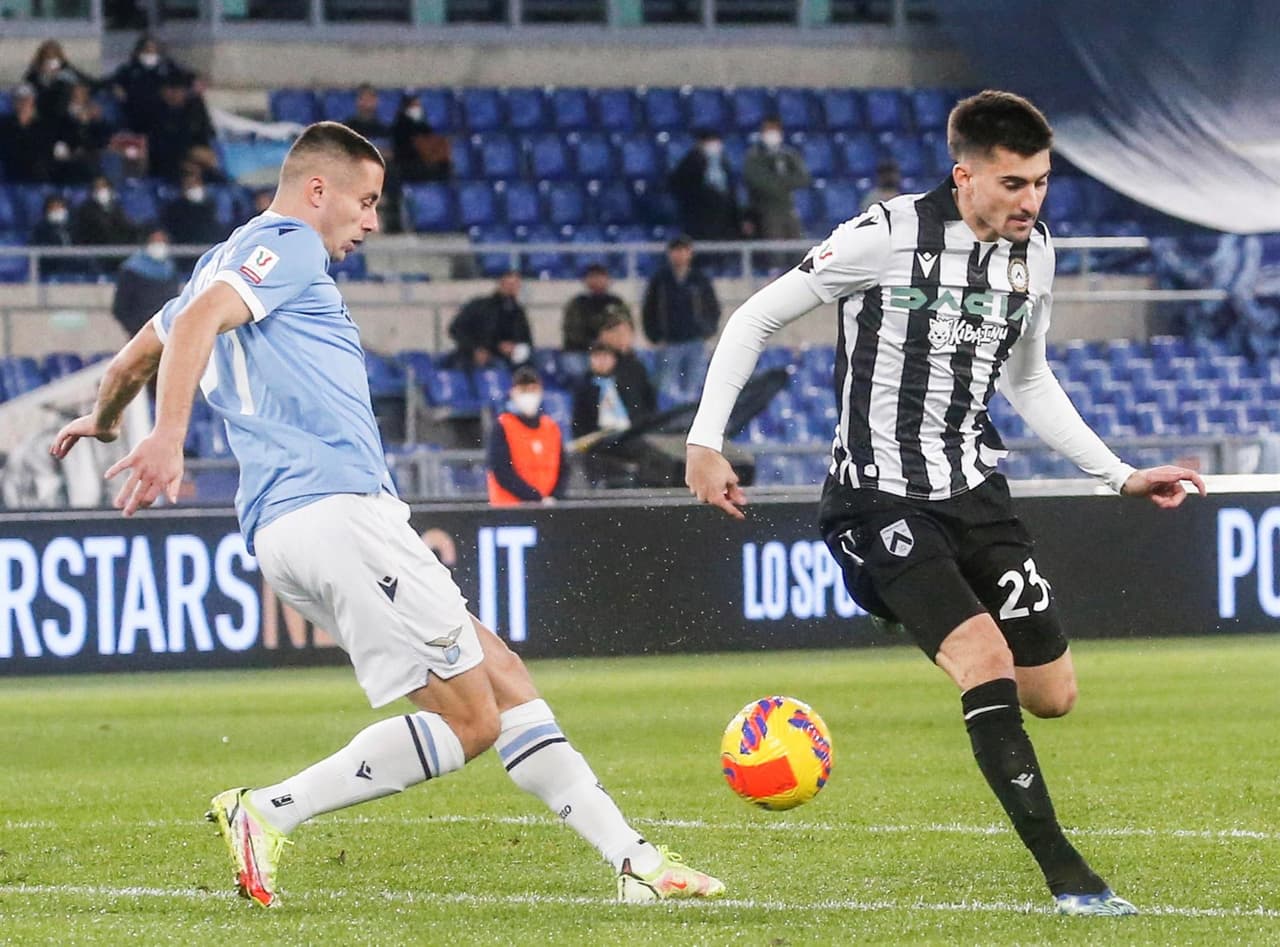 La Lazio, con gol de Ciro Immobile en tiempos extra, derrota al Udinese y consigue su calificación a Cuartos de Final de la Coppa Italia, donde se enfrentarán al Milan.