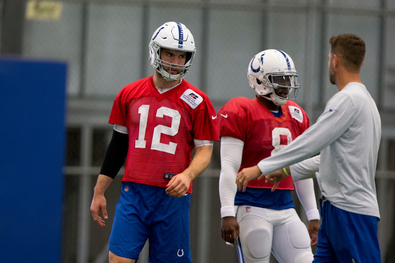 Los 
<a href="https://translate.googleusercontent.com/translate_c?depth=1&hl=es&ie=UTF8&prev=_t&rurl=translate.google.com&sl=en&sp=nmt4&tl=es&u=http://www.nfl.com/teams/indianapoliscolts/profile%3Fteam%3DIND&usg=ALkJrhiPkCieWNd8rpcB1pmYpacMAGDwXg">Colts</a> se mantendrán cautelosos con la manera en que llevarán a su quarterback franquicia. Luck se sentará el jueves, pues se espera que pueda participar de nuevo el viernes, según Pagano.