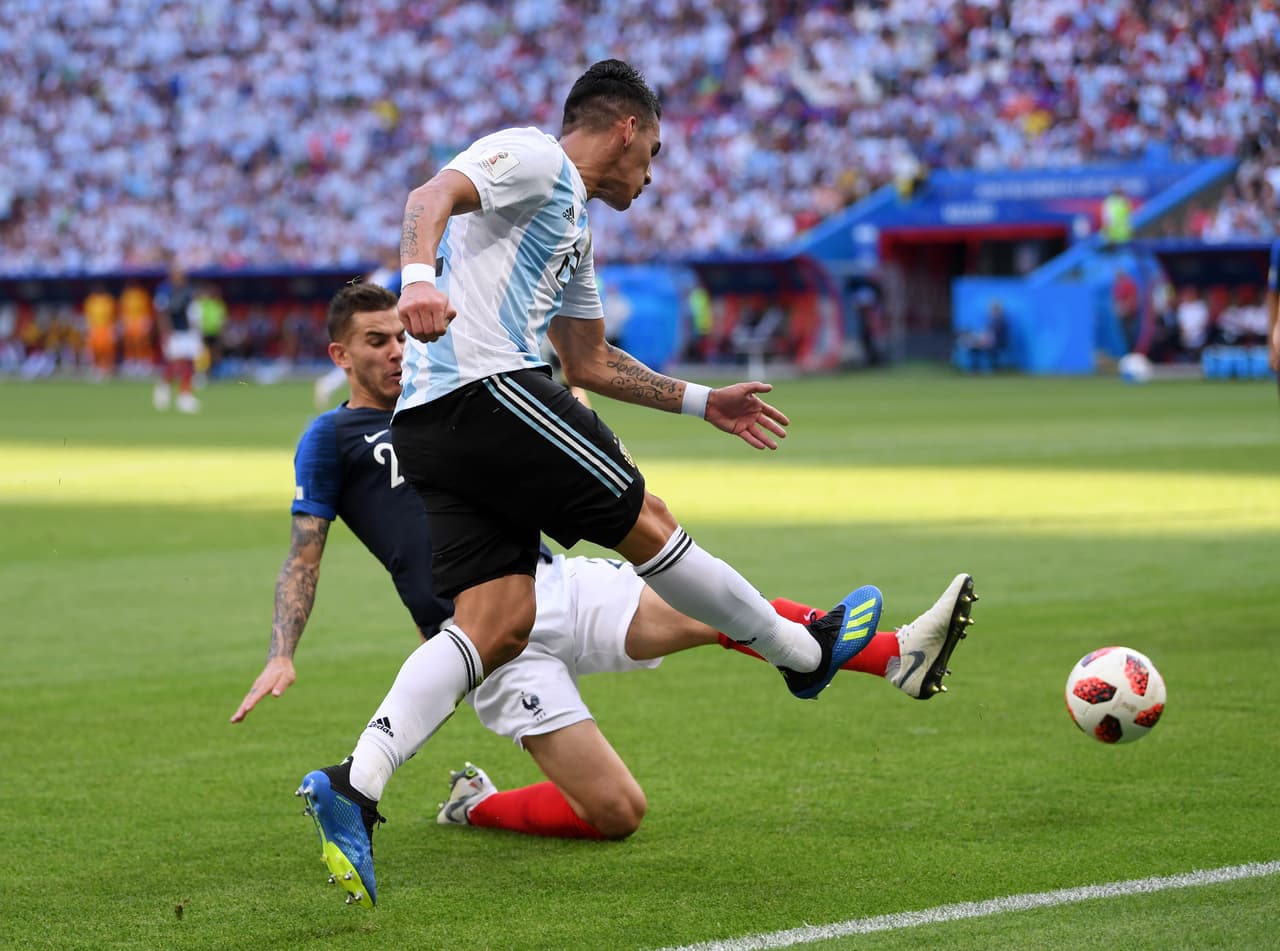 Cristian Pavón fue mundialista en Rusia 2018 con Argentina.