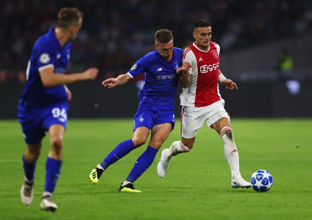 A pesar del gol en contra, el trámite del partido en general estuvo a favor del Ajax.