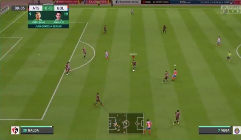 Fernando Beltrán se puso las ìlas en el segundo tiempo y consiguió el gol del empate para dividir los puntos.