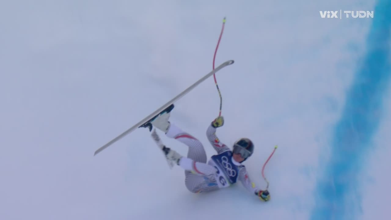 Esquiadora de Andorra sale en helicóptero por dolorosa caída