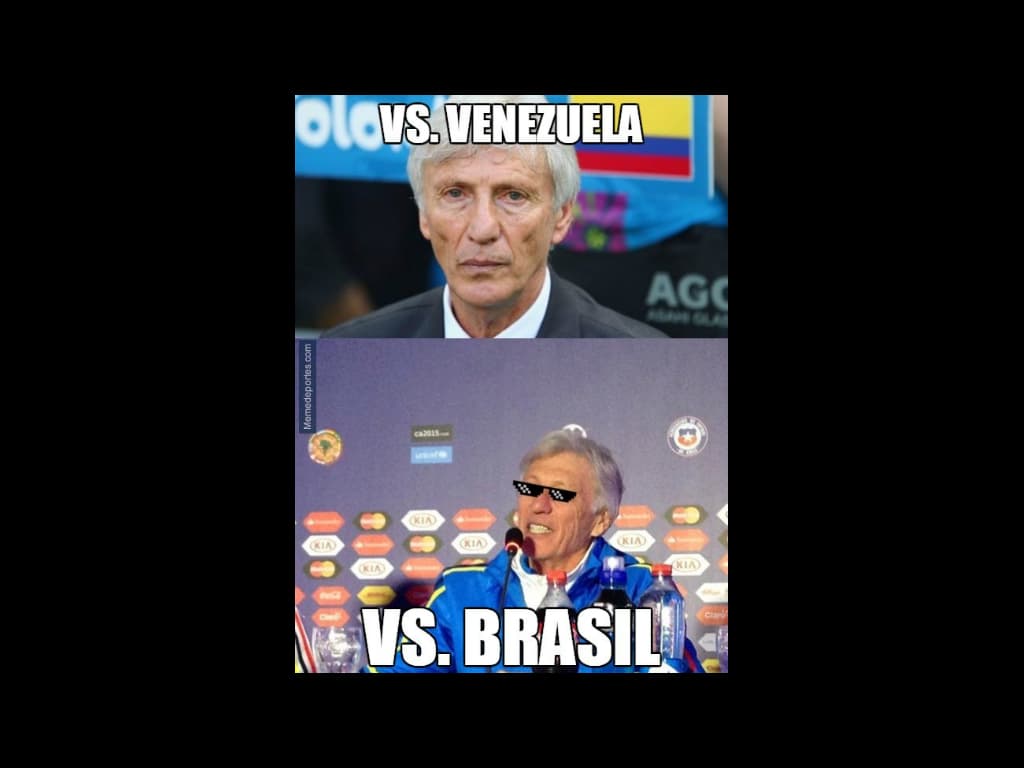La eliminación de México, el error Jamaica-África de Cavani, el choque de Arturo Vidal y la selfie con Messi fueron los temas de burla de lo que va en Chile 2015.