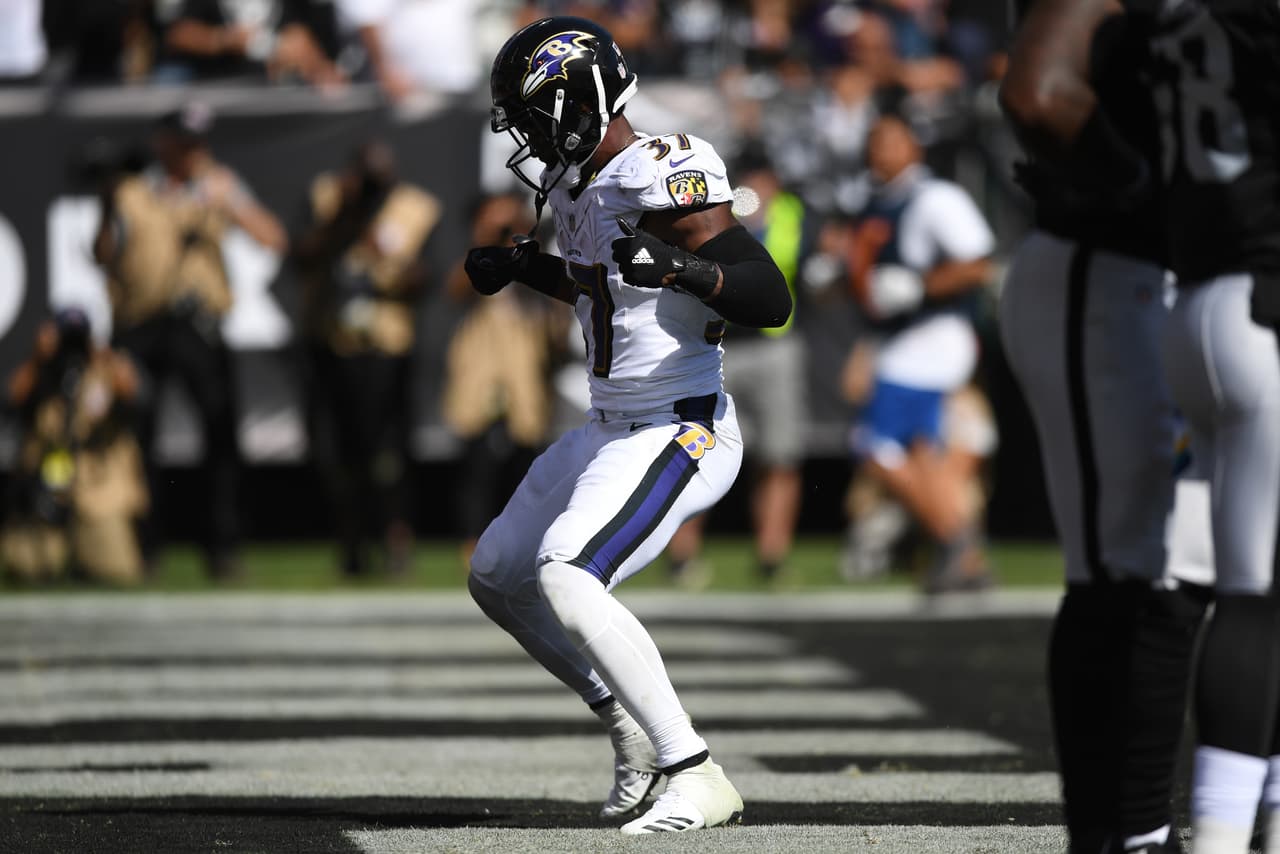 Así fue como Baltimore Ravens tuvo su propio baile en la visita a Oakland Raiders.