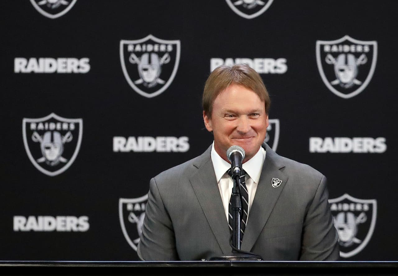 Jon Gruden: “Estoy listo para regresar a Raiders al buen camino“