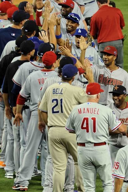 Así, el conjunto de la Liga Nacional rompió una recha de siete derrotas y una seguidilla de 14 juegos invicto de la Liga Americana, extendida por un empate en 2002.