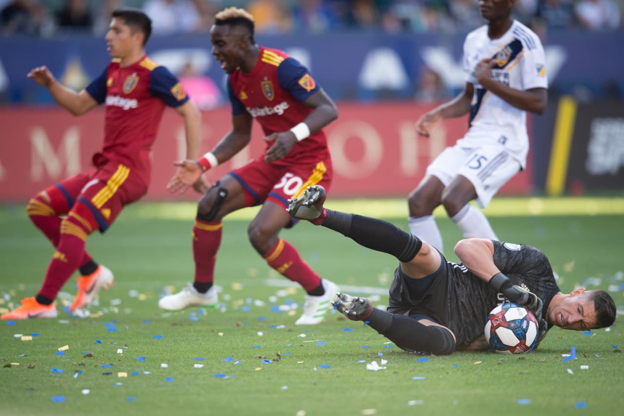El arquero David Bingham tuvo una uena actuación cuando Real Salt Lake se lanzó al ataque en busca del gol del empate.