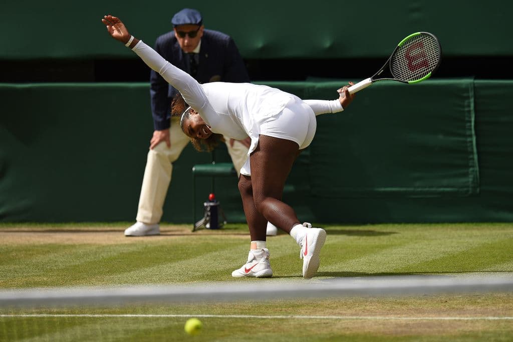 Luego de perder por parcial de 3-6 el primer ser de su juego de cuartos de final contra la italiana Camila Giorgi, parecía que llegaba a su final la estadía de la siete veces ganadora de Wilmbledon.