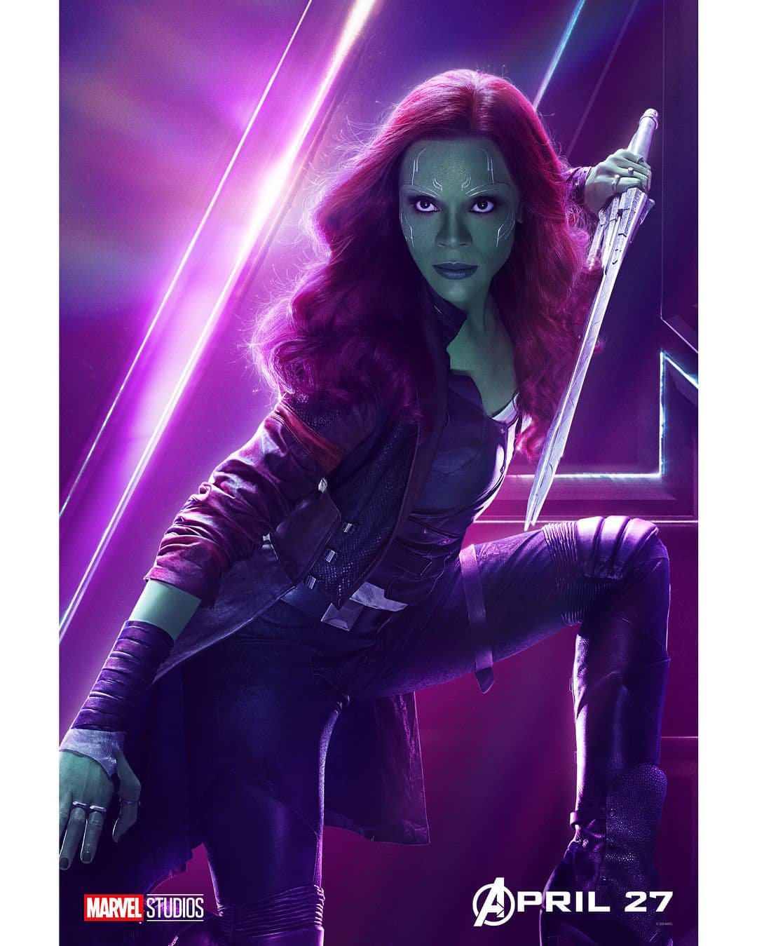 Gamora | Mientras tanto, ellas son las que han dado vida al heroínas de Marvel Studios.