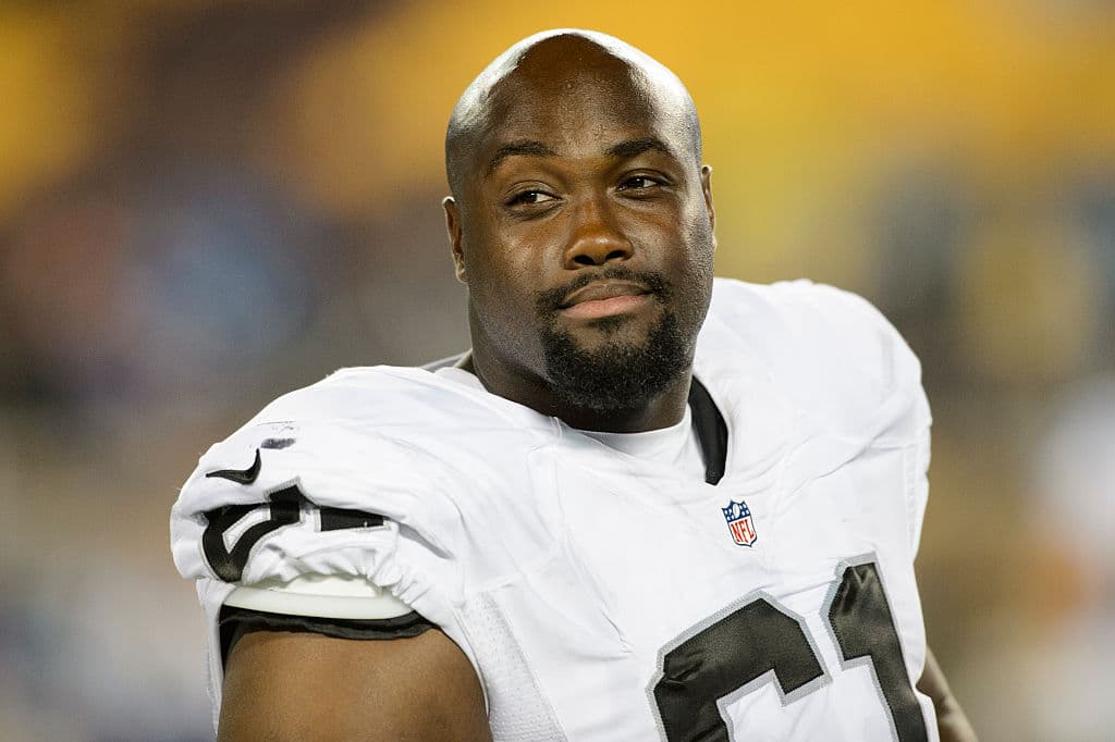 De centro estará Rodney Hudson de los Oakland Raiders.