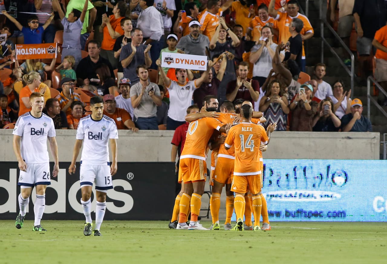 Houston Dynamo, celebración de gol