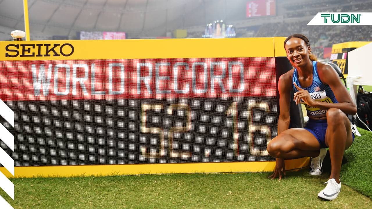 Muhammad tiene nuevo récord mundial en 400 mts. con vallas